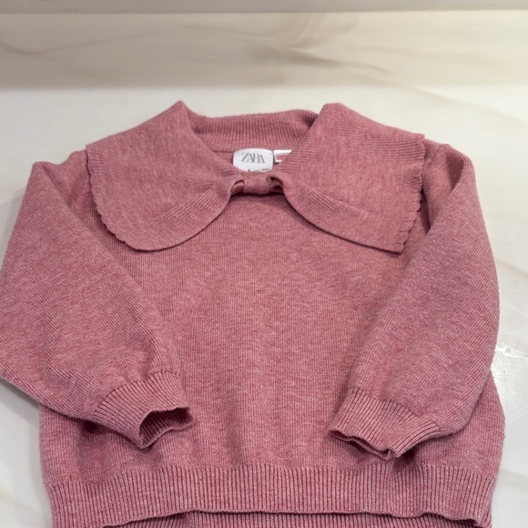 Zara Pink Kids Sweater-size 4 little girl. - Picture 1 of 5